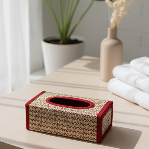 Handmade Korai Grass Tissue Paper Box