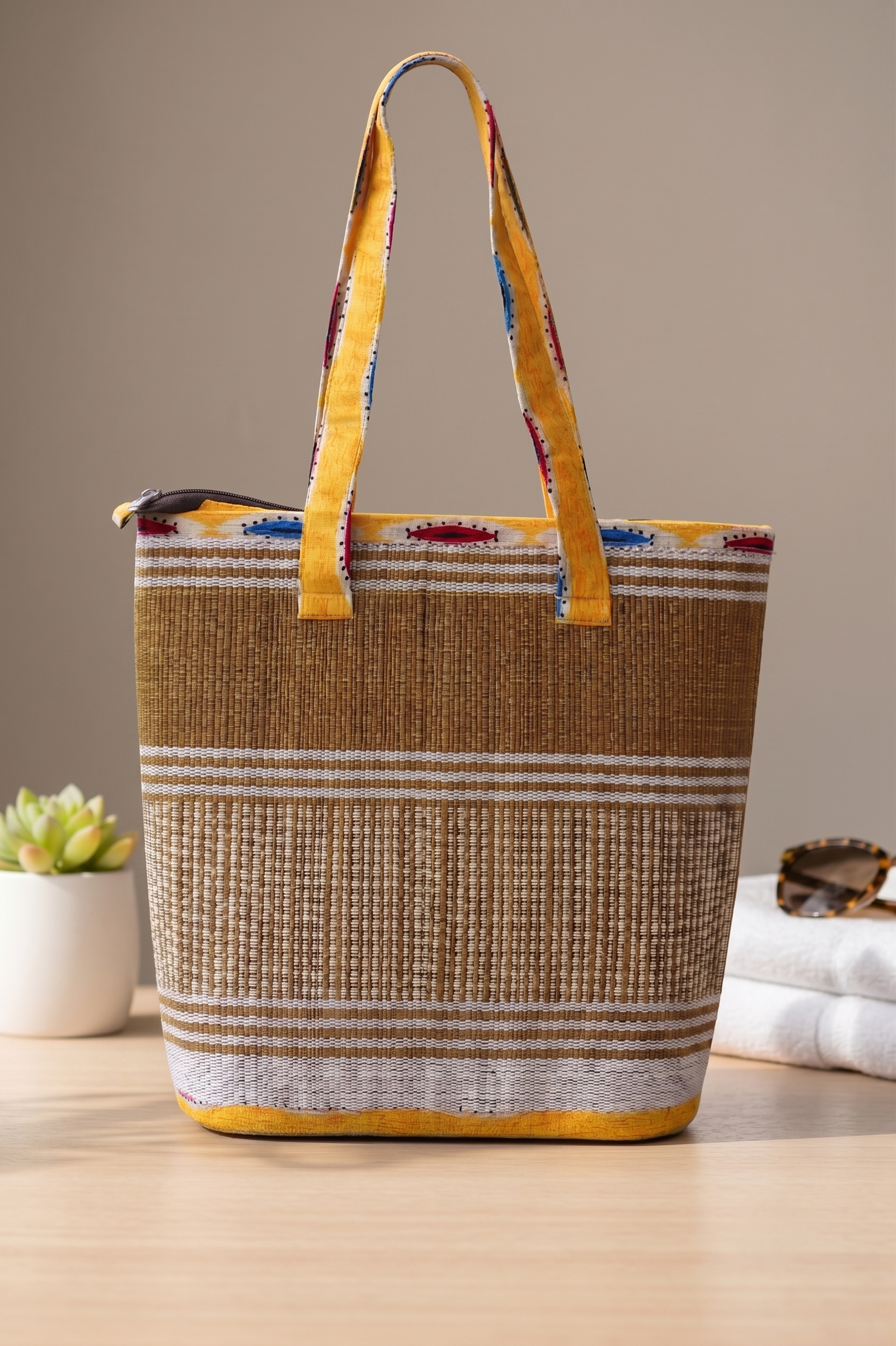 Handmade Korai Grass Ladies Tote Bag