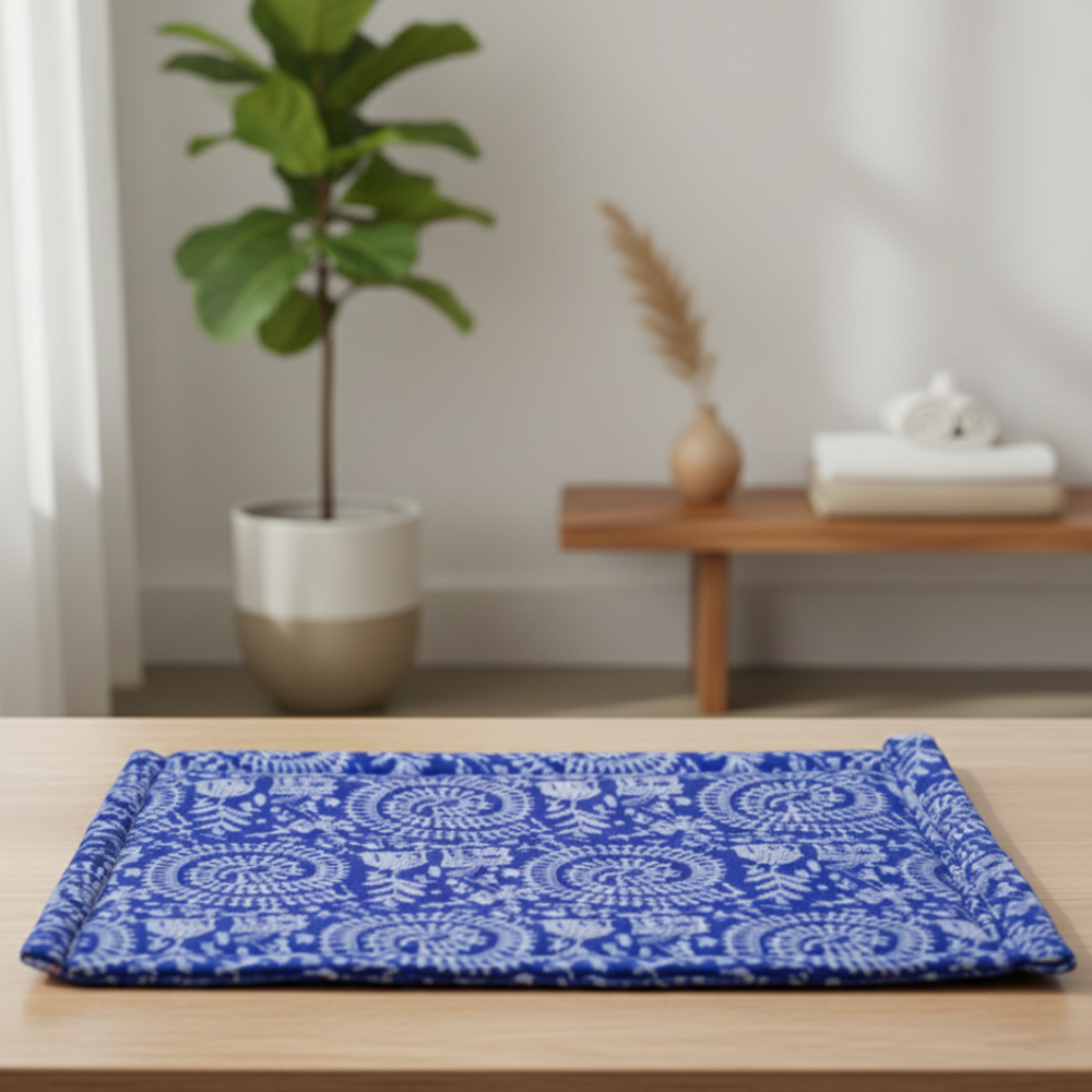 Hand made korai grass Soft Puja Asan