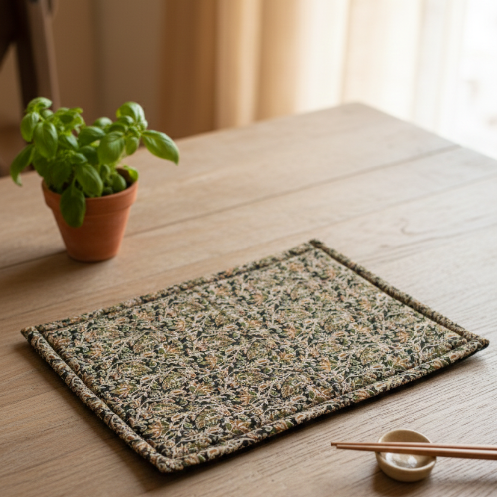 Hand Made Korai Grass Soft Puja Asan