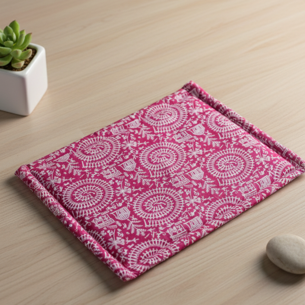 Hand Made Korai Grass Soft Puja Asan