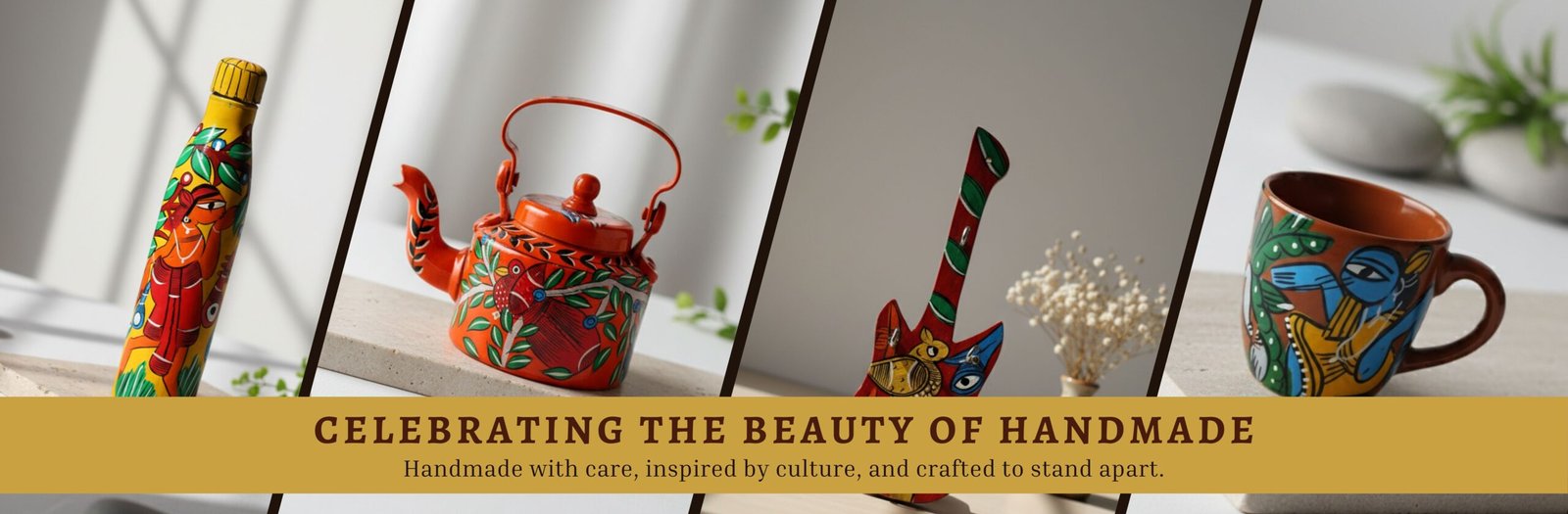 Beige Aesthetic Fashion Clothing Collection Medium Banner