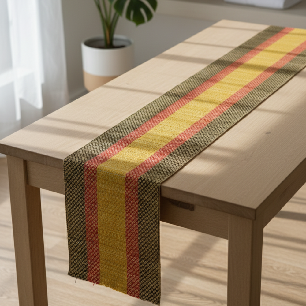 Handcrafted Korai Grass Table Mat & Runner Set