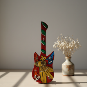 Hand-Painted Pattachitra Key Holder (Wood)