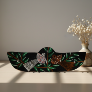 Hand-Painted Pattachitra Key Holder (Wood)