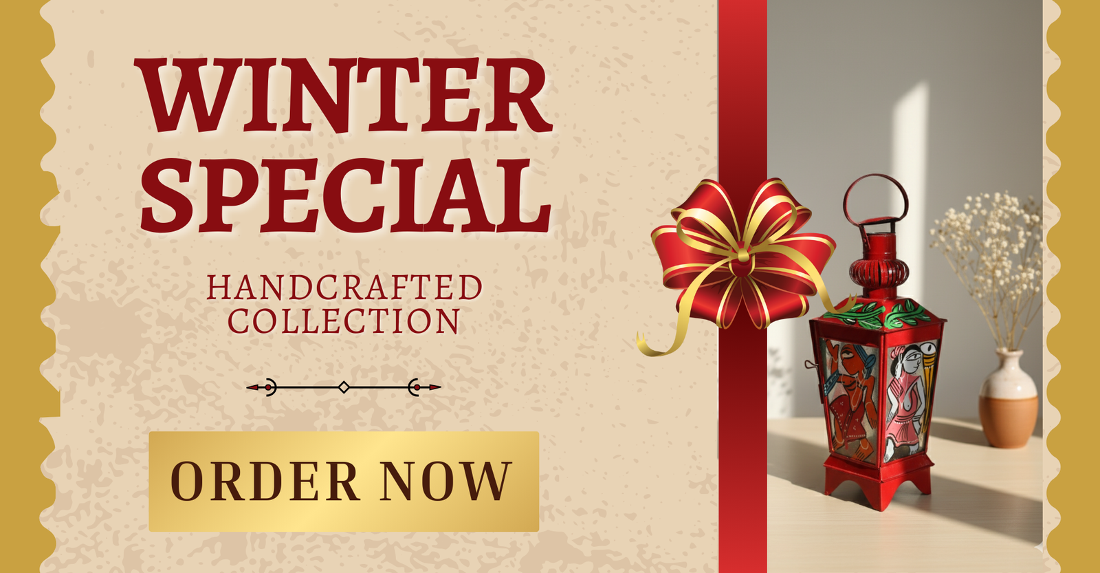 Red and Gold Traditional Christmas Card (3)