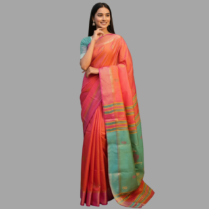 Exquisite Bishnupuri Silk Saree
