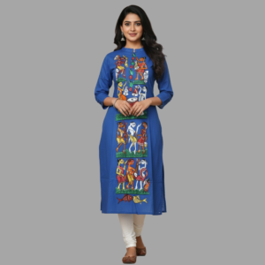 Hand-Painted Pattachitra Kurti /Tops