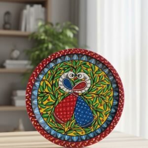 Hand-Painted Pattachitra Wall Décor (Aluminum)