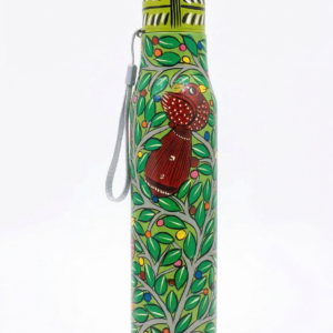 Hand-Painted Pattachitra Stainless Steel Water Bottle